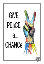 Load image into Gallery viewer, Give Peace A Chance (i am always enough)
