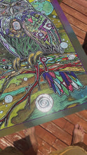 Load and play video in Gallery viewer, Holofoil Print ~ &quot;Wise Old Owl&quot; / &quot;The Heron&#39;s Way&quot; ~ Limited Editioned out of 100 / 88 Left)
